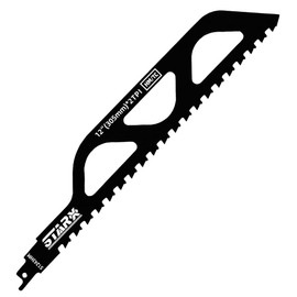BOFRHME Reciprocating Saw Blade Carbide Tungsten Carbide Saw Blade for Cutting Porous Concrete, Fibre Cement, Brick 305mm/12inch