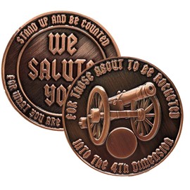 for Those About to Be Rocketed AA Medallion We Salute You...Includes Gift Box...All Years