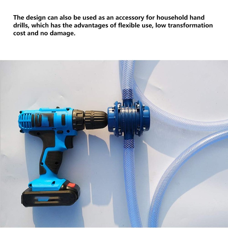 Hand Drill Pump, Mini Self Priming Plastics Hand Electric Drill,