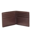 Leatherology Premium Mahogany Thin Bifold Wallet - 6 credit card