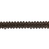1/2" CHINESE BRAID TRIM,BROWN, 9 YDS