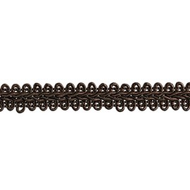 1/2" CHINESE BRAID TRIM,BROWN, 9 YDS