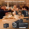 Muitune Camcorder Video Camera QHD 2.7K 56MP 16X Digital Zoom