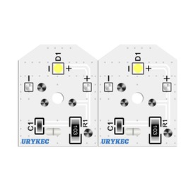WR55X11132 WR55X25754 Led Refrigerator Bulb Light Replacement, For GE Refrigerator Replace WR55X30602 WR55X26486 PS4704284 3033142 EAP12172918 AP6261806 (2 PCS)