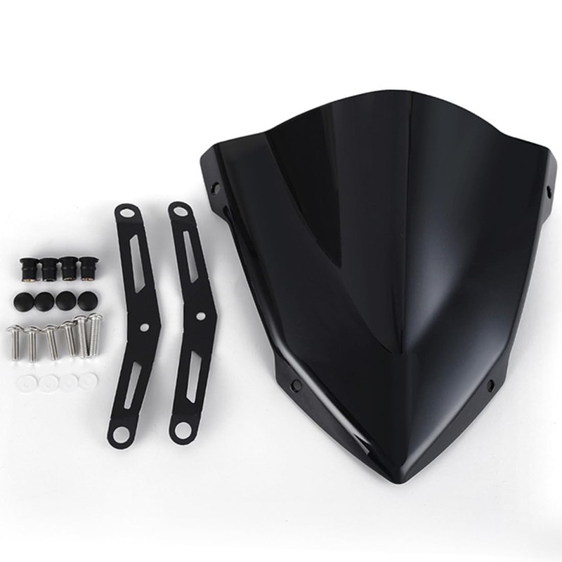 Cuhubyup Motorcycle Windshield Windscreen Sports Visor Fits for YAM MT03