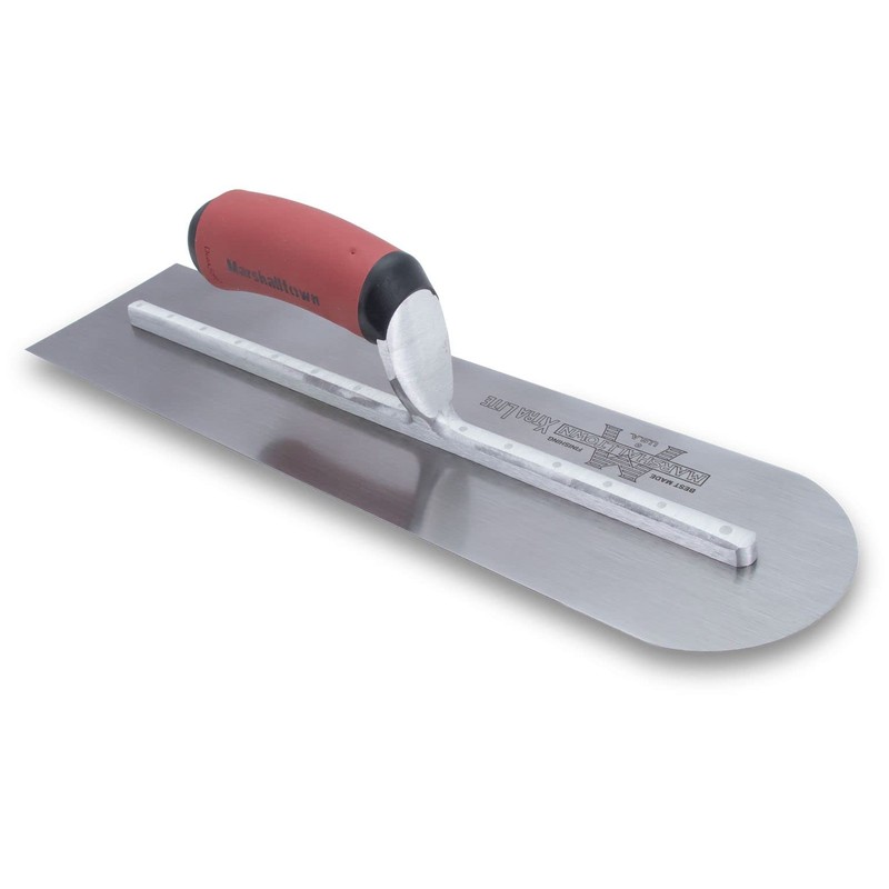 MARSHALLTOWN Rounded Front Finishing Trowel, 16 x 4 Inch Steel