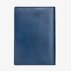 Kasper Maison Premium Leather RFID Passport Cover & Travel Wallet with Anti-Theft RFID Blocking - Blue