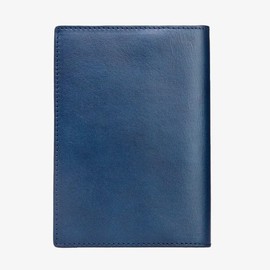 Kasper Maison Premium Leather RFID Passport Cover & Travel Wallet with Anti-Theft RFID Blocking - Blue