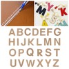 Keychain Templates DIY Transparent Acrylic LetterShape Craft Tools with Protective