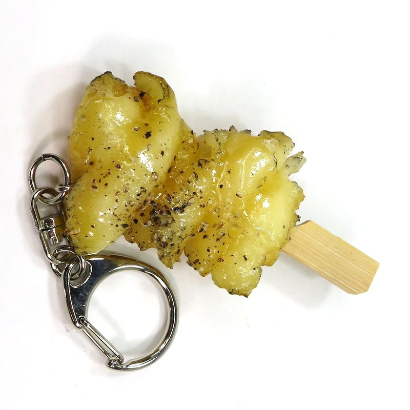 Food Sample Keychain, and eat it seems like an 焼鳥