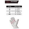 Texpeed Men's Leather Motorcycle Gloves - Waterproof Biker Moped Armoured