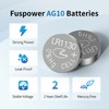 Fuspower LR1130 Battery LR54/AG10/389/390 Button Cell Battery (10 Count (Pack