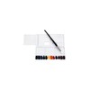 Yasutomo Niji Foldout Watercolor Palette, White (YWP800)