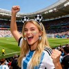 3 Pzs Tocados Diadema Pendientes Tatuaje Tempora Con Fútbol