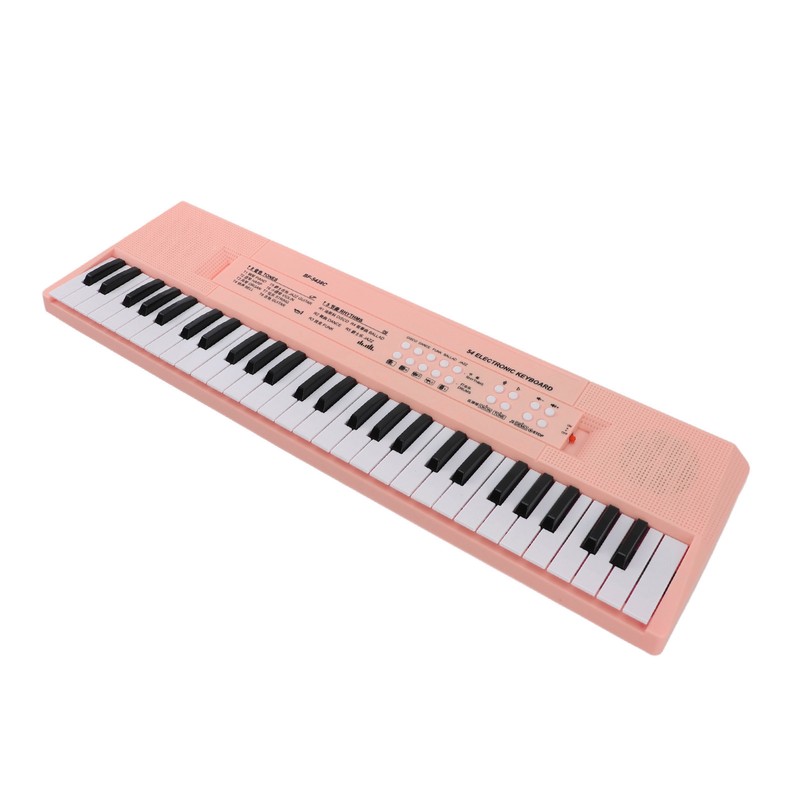 54 Key Keyboard Piano Smoothly Plastic Keyboard Piano Portable Dual