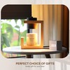 AIKUT Candle Warmer Lamp, with 2 Bulbs,Timer & Dimmer,Simple Natural