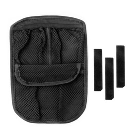 BAKAFOH 3 Mesh Pockets Front Trunk Lid Organizer Frunk Tool Storage Bag For Can Am Ryker 600 900 Sport Rally Edition 2019-2024 Accessories (Black Style)