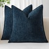 Sungeek Set of 2 Soft Chenille Cushion Covers 60x60cm Square