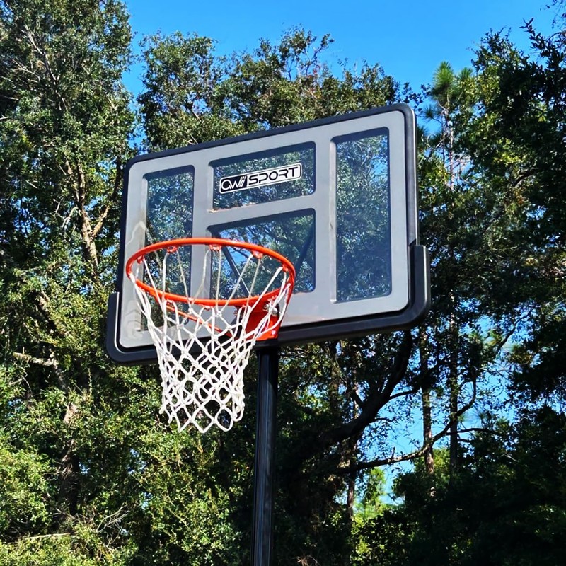 Basketball Net 1 Pack White 12 Loops Netting Replacement Thicker