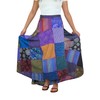 Agan Traders Women’s 2025 Boho Maxi Skirt for Fall Patched