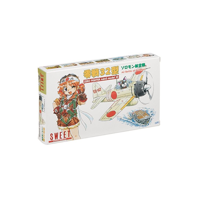 Sweet 1/144 Type Zero 32 Solomon Air Battle Plastic Model