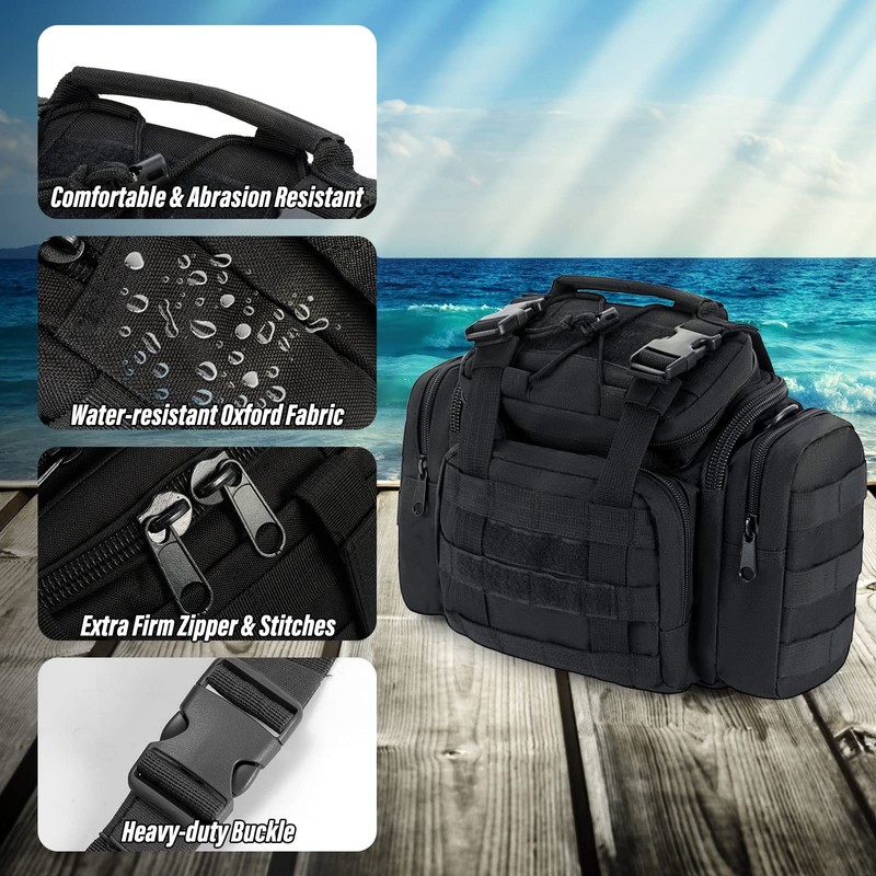 Dr.Fish Carp Sea Fishing Tackle Bag Case Sack Carryall Waist