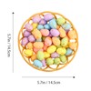 Gadpiparty Luxury Easter Decorations 100pcs Easter Hunt Eggs Creative Decorative