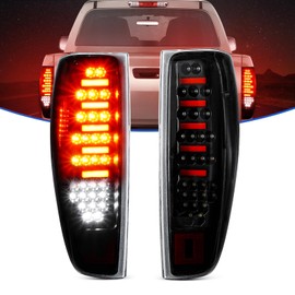 Gubebaili LED Tail Light Fit for Chevy Colorado/for GMC Canyon 2004-2012, Rear Brake Lamp Taillight Assembly, Black Housing Clear Lens
