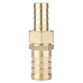 BuyWeek Reducing Bushing with Barbs, Brass Pipe Fitting, Female Thread, Reducing Adapter, Pipe Fitting, Connection Adapter (14-19 mm)