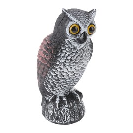Tomotato Eule Vogelscheuche, Kunststoff Gefälschte Eulen Vogelscheuchen Vogelscheuchen Eulen Köder für Garten,Terrasse,Balkon, Hof