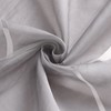 Delien Curtain Scarves, Burnout Transparent Curtains with Eyelets, Modern "Waves"