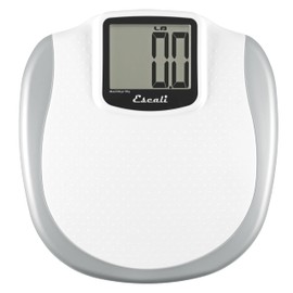 Escali Extra Large Display Digital Bathroom Scale for Body Weight with Easy-to-Read Display and Non-Slip Platform, Extra-High Capacity of 440 lb, Batteries Included