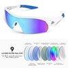 BEACOOL Polarized Cycling Sunglasses for Men Women Sports Glasses Baseball