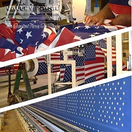 Valley Forge, Hawaii State Flag, Nylon, 3'x5', 100% Made in USA, Canvas Header, Heavy-Duty Brass Grommets