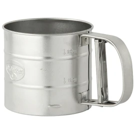Dr Oetker One-Hand Tinplate 350 g Flour Sifter
