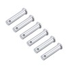 sourcing map Single Hole Clevis Pins - 10mm X 45mm