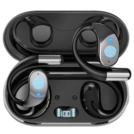 AI Language Translation Earbuds, Translator Earbuds Real Time with iOS & Android, 144-Language Bluetooth Headphones Translating Device for Travel and Business, Black