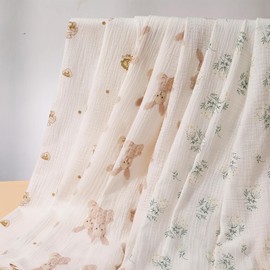 GSrenyu 3 Pack Large Baby Muslin Cloths 100x100cm Baby Muslin Blankets Swaddle Blanket Baby Essentials Shower Gifts For New Moms