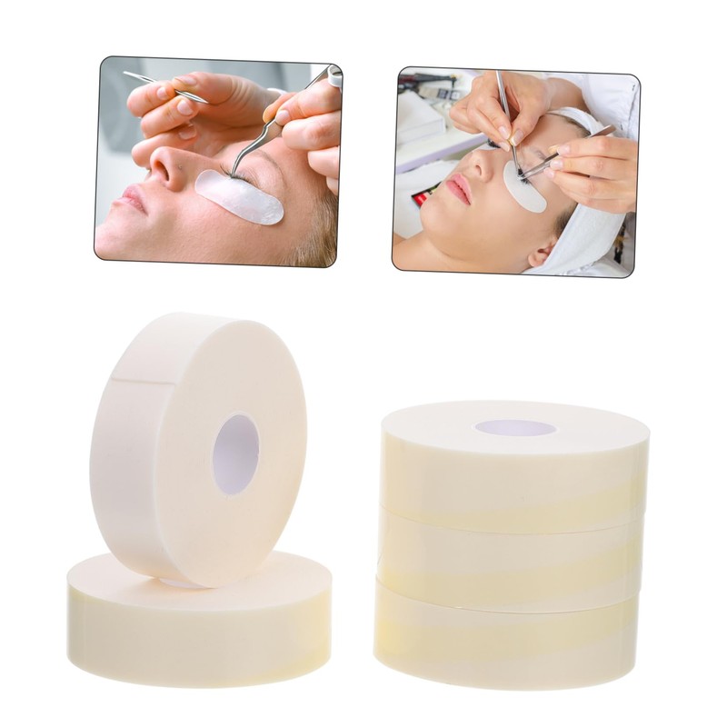 Healvian 5Rolls Lash Extension Tape Breathable Eyelash Tapes for Individual