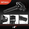 A-Premium Paquete de bobinas de encendido de motor compatible con
