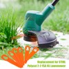 100pcs Replacement Plastic Blades Accessories for STIHL Polycut 2-2 FSA