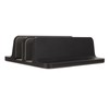 Vertical Laptop Stand Aluminum Alloy Double Dock Black Multifunctional Cooling