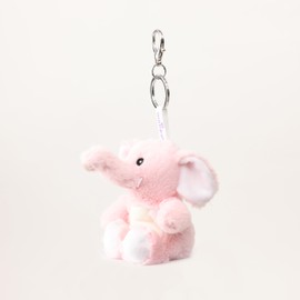 warmies Elefant-Taschenanhänger, reisefreundlicher Plüsch-Schlüsselanhänger mit französischem Lavendelduft, Accessoire für Schlüssel oder Taschen