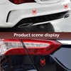 Ferianl 2PCS 3D Chrome Symbol Badge Decal, Spider Waterproof Sticker
