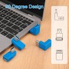 USB 3.0 Male to Female Extension Adapter，USB Multiple Directions Connector