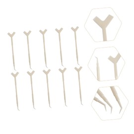 Mikinona Heated Eyelash Curler Set 10pcs Lash Perming Lift Rods Lash Perm Brush for Eye Shapes