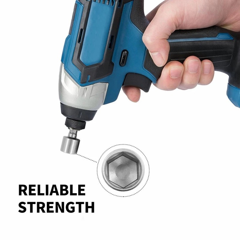 Power 14Pcs Power Nuts Driver Drill Bit Set Metric Socket