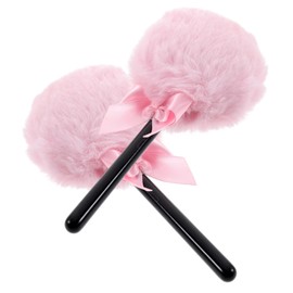 Minkissy 2sets Face Makeup Powder Puff Lollipop Design Makeup Setting Puff for Women 2pcs*2