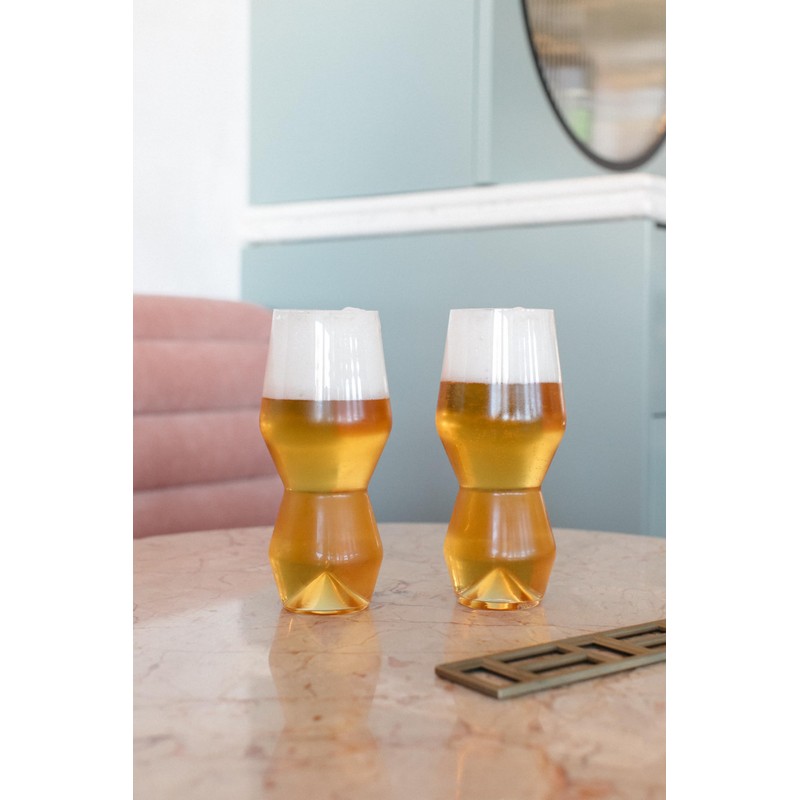 Sempli Monti 13 oz IPA Beer Glasses - Set of