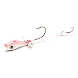 Walleye Death Spinner Pink/White 1/4oz